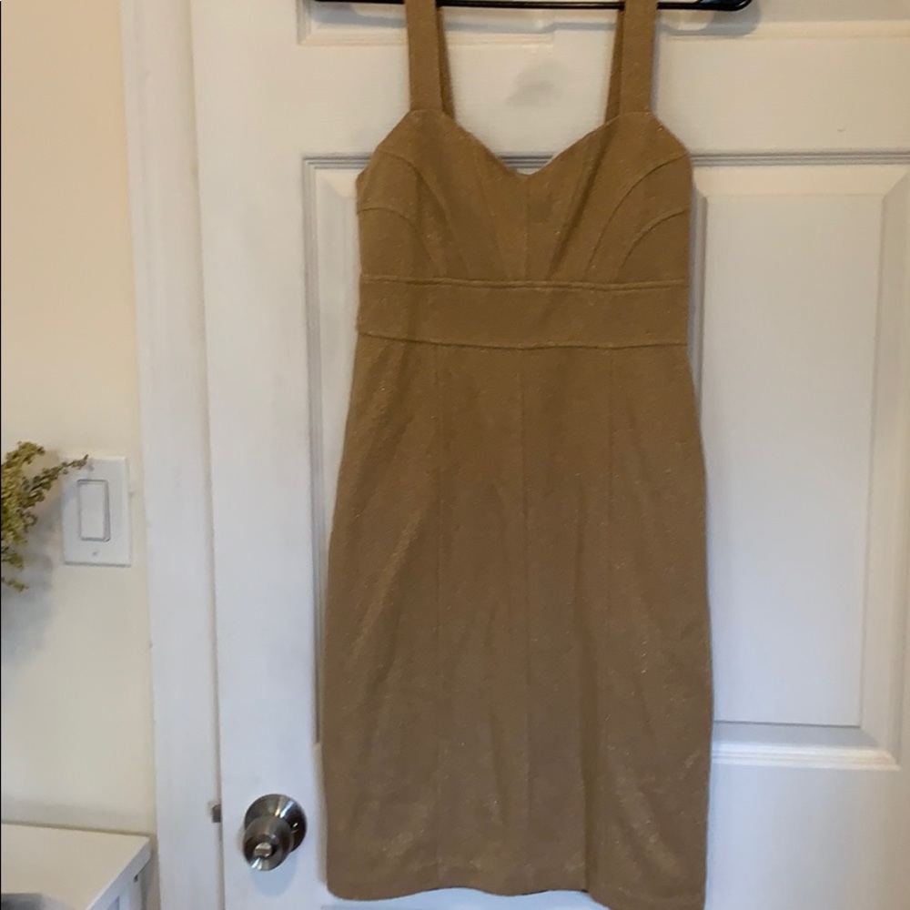 Golden Girl Shimmer Dress
